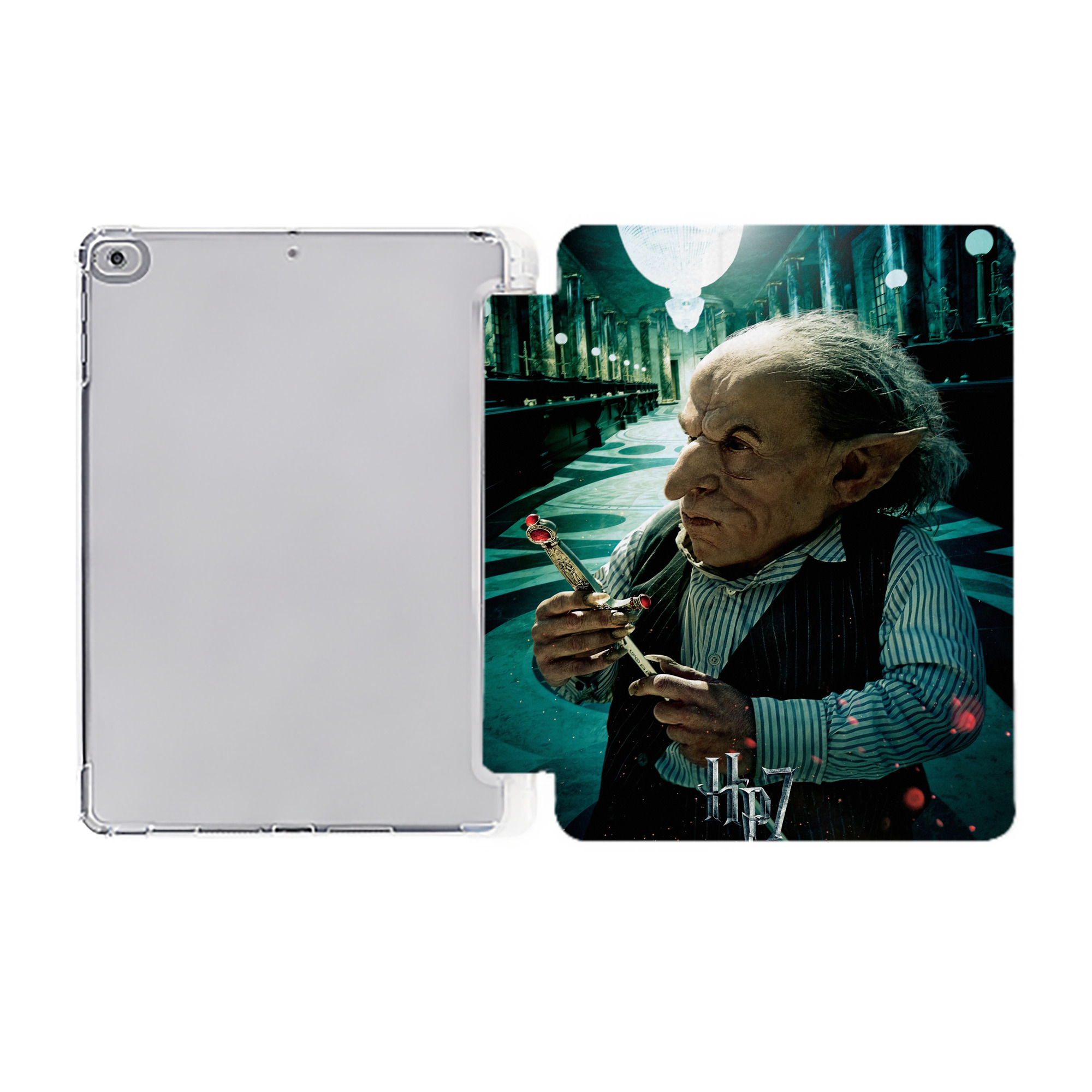 （画像用） Harry Potter ハリー・ポッターシリーズ IPad ケース ペン収納付き 三つ折りスタンド PUレザー×シリコン 対応機種9.5/10.5/10.9インチ